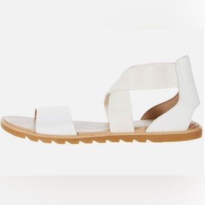 Sorel Ella Sandal White Size 11 Sorel Strappy Slip On Summer Shoe